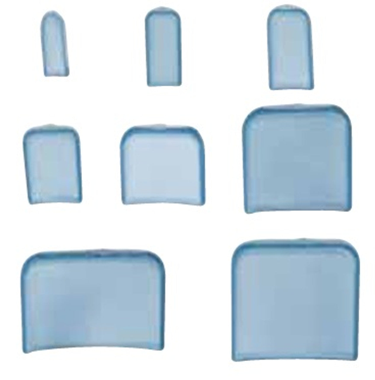 Osteotome Tip Protectors, Non-vent, Blue, 32x32mm, Non-Sterile, 50ea/bg (US Only) (Not Available For Sale into Canada)