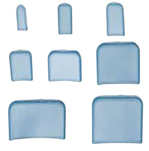 Osteotome Tip Protectors, Non-vent, Blue, 25x25mm, Non-Sterile, 50ea/bg (US Only) (Not Available For Sale into Canada)