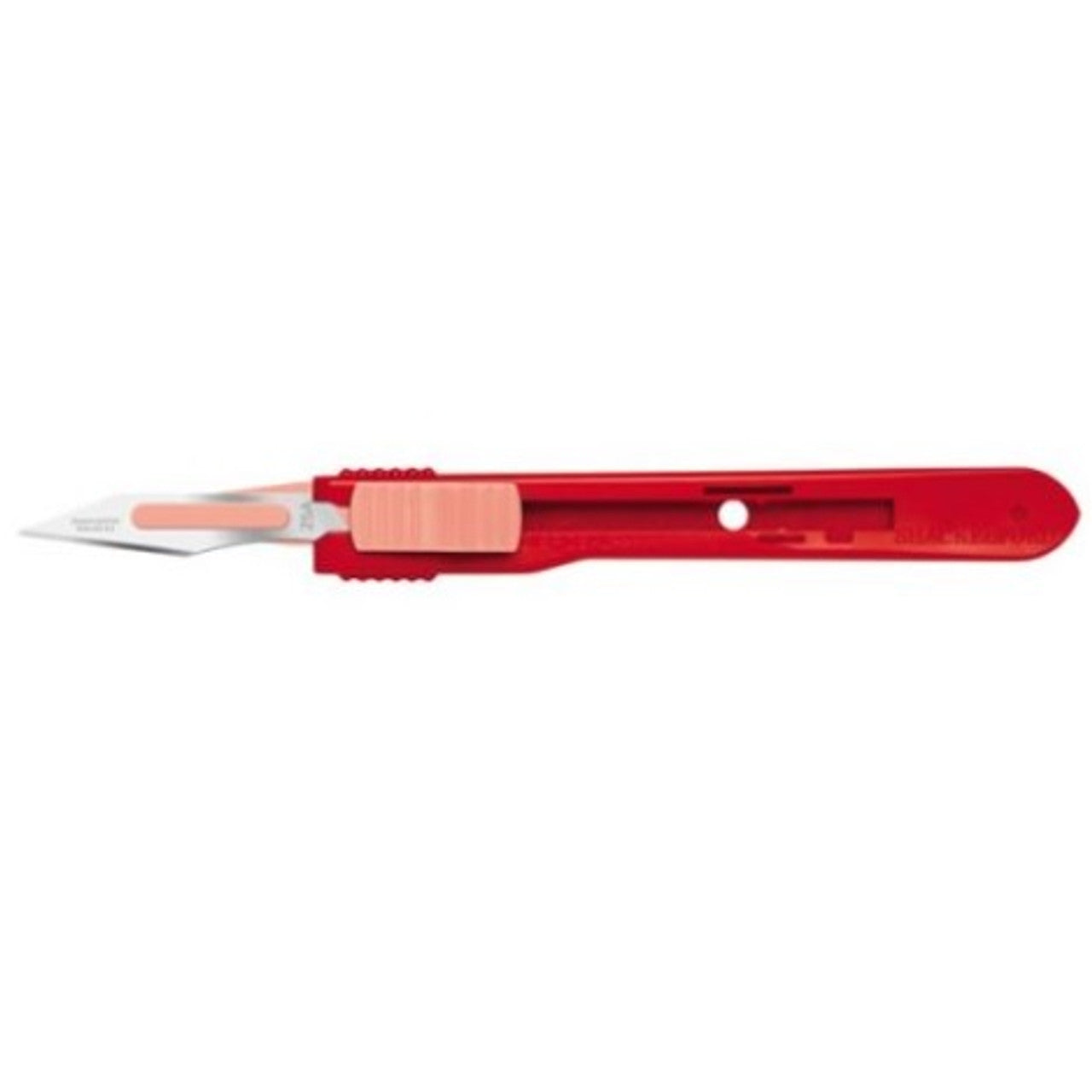 Safety Scalpels, Swann Morton, Stainless Steel, Red Handle, Size 25a, Disposable, Sterile, 25/bx (DROP SHIP ONLY)