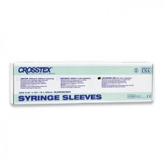 Sleeve, 2_" x 10", Opening, Blue,  500/bx, 12 bx/cs