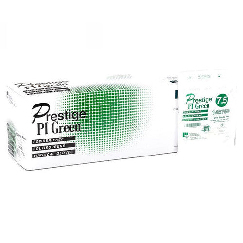 Glove, Surgical, Polyisoprene, Size 7.5, Dark Green, Powder-Free (PF), Sterile, 50 pr/bx, 4 bx/cs **Temporarily Unavailable for Sale**