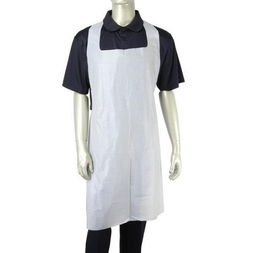 Apron, 28" x 46", White, 1 mil, 144/cs