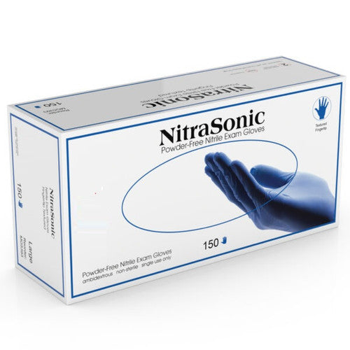 Exam Glove, Nitrile, Medium, Powder-Free, Textured, 5ml Chemo & Fentanyl Tested, 150/bx, 10 bx/cs