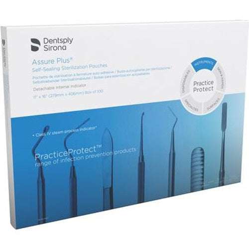 Sterilization Pouch, 11" x 16", 100/bx