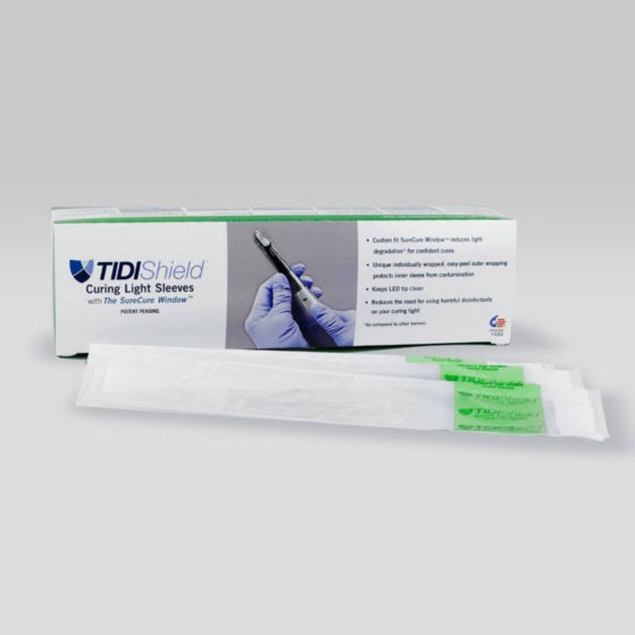 TIDIShield Curing Light Sleeve - VALO Grand Corded Barrier, 100/bx, 5 bx/cs