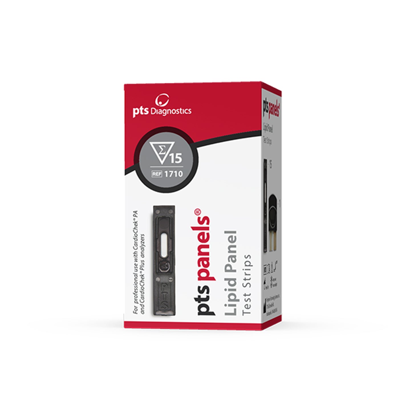 Lipid Panel (Total Chol. HDL, Trig, calc. LDL), For Cardiochek PA Analyzers Only, CLIA Waived, 15 tst/bx (Distributor Agreement Required - See Manufacturer Details Page) (Minimum Expiry Lead is 90 days) (Not Available For Sale into Canada)