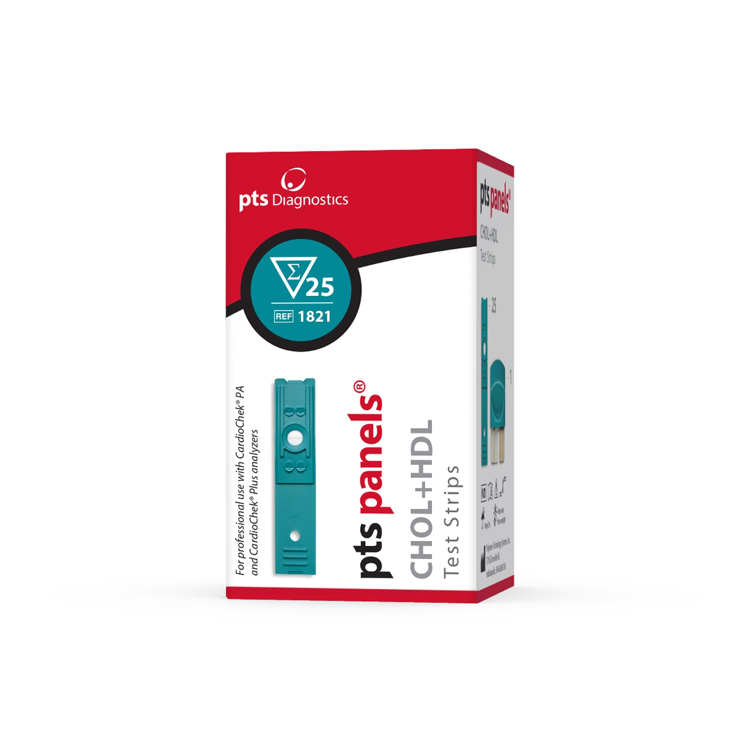Cholesterol Plus HDL For Cardiochek PA Analyzers Only, CLIA Waived, 25 test/bx (Distributor Agreement Required - See Manufacturer Details Page) (Not Available For Sale into Canada)