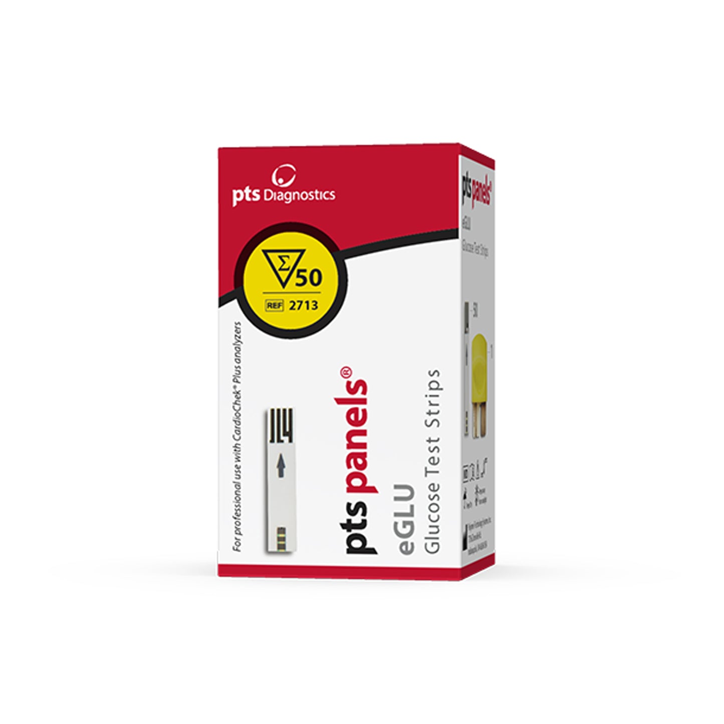eGLU Glucose Test Strips, 50/vial (Distributor Agreement Required - See Manufacturer Details Page) (Minimum Expiry Lead is 120 days) (Not Available For Sale into Canada)