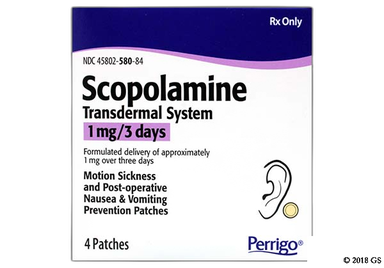 Scopolamine Transdermal System 1mg/3 days 24/pk (70710184607)