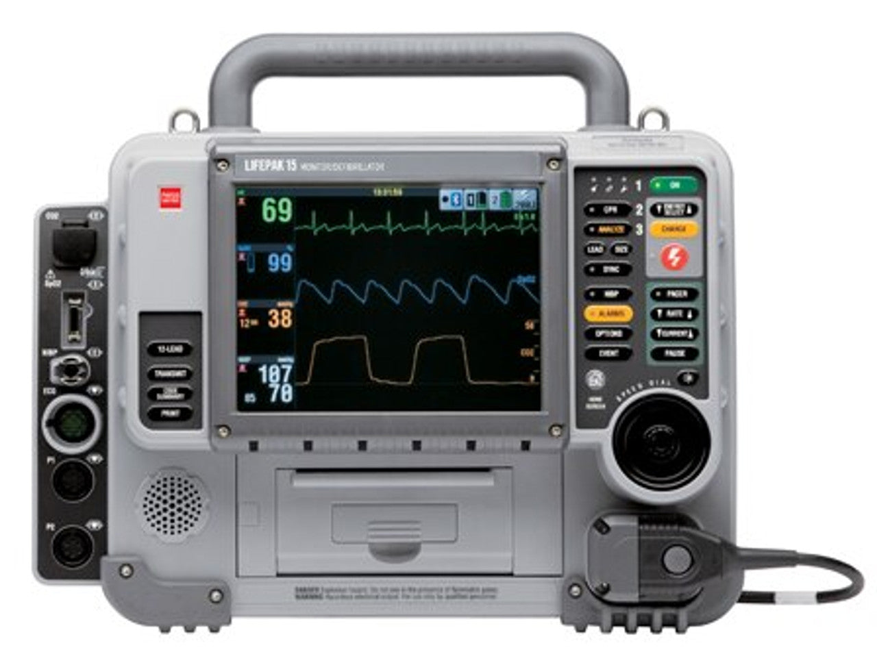 LIFEPAK 15 Trending, Masimo SpO2, NIBP, 12-Lead ECG, EtCO2, Bluetooth (DROP SHIP ONLY) (Requires End User Ship to Data When Ordering) (Continental US Only)