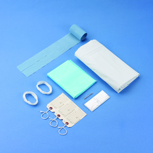 Post Mortem Kit, White with Black Curved Zipper, 10/cs