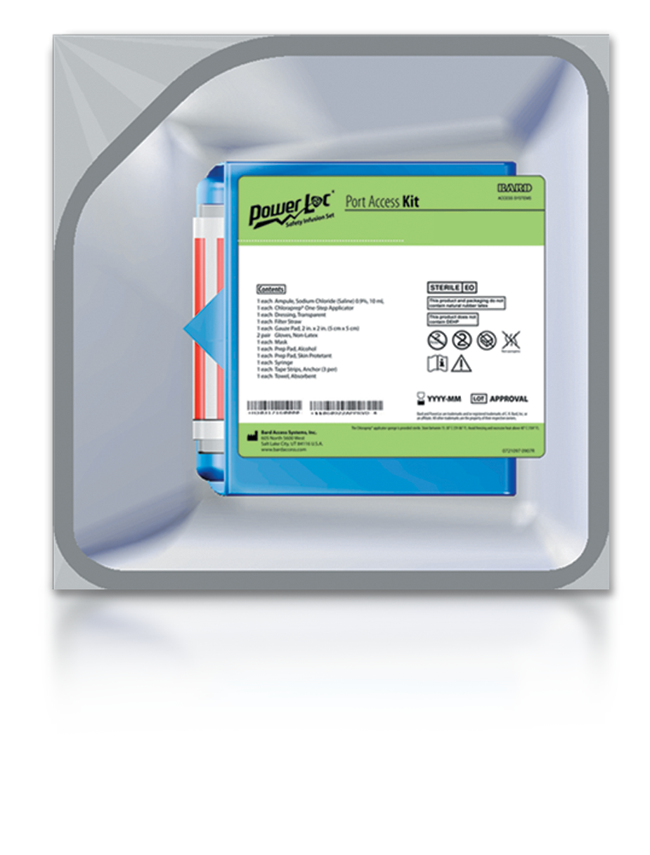 PowerLoc PAK Safety Infusion Set without Y-Injection Site, 22G x 0.75", 5/cs (Temp Sensitive; Non-Returnable) (Continental US Only) (Drop Ship Requires Pre-Approval)