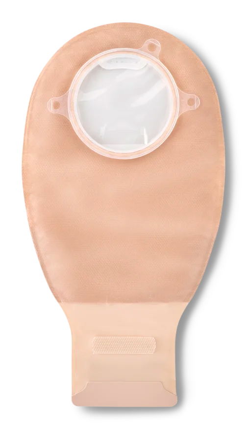 Drainable Pouch, 12", 2-Sided Comfort Panel, Opaque, InvisClose Tail Closure system, 2 1/4" Stoma, 10/bx (Continental US Only)
