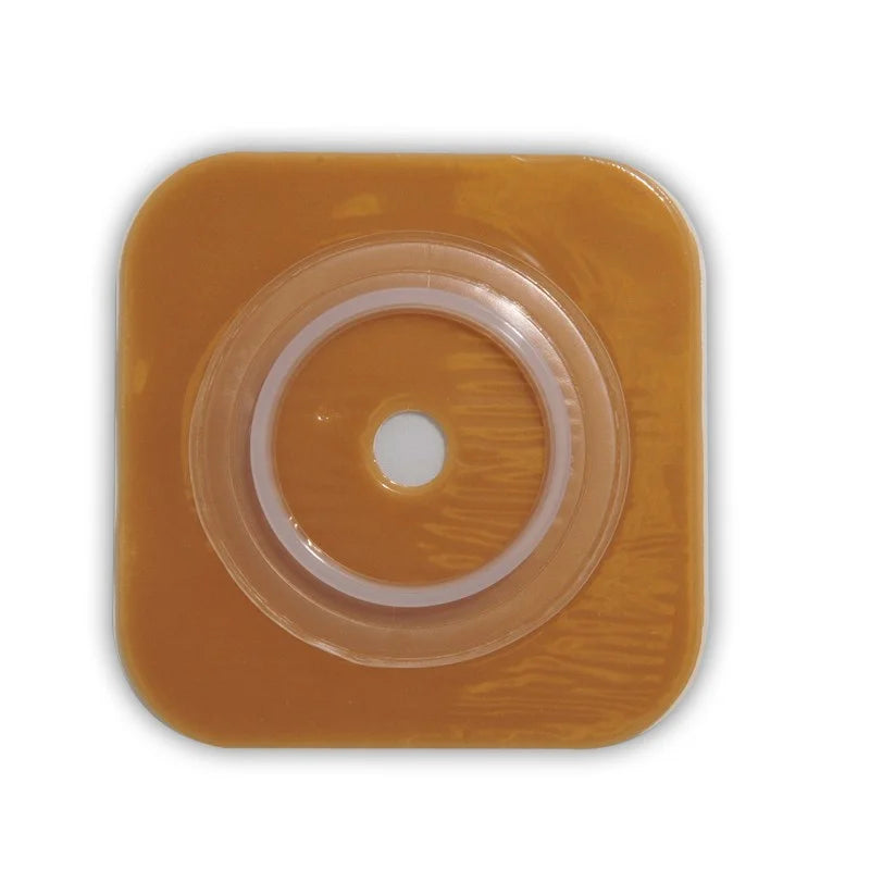 Skin Barrier with Tape Collar, Cut-to-Fit,  Flexible, Tan, 2 3/4" Flange, 5" x 5", 10/bx (Continental US Only)