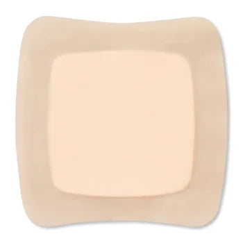 Foam Dressing, Adhesive, Square, 5" x 5", 10/bx (Continental US Only)
