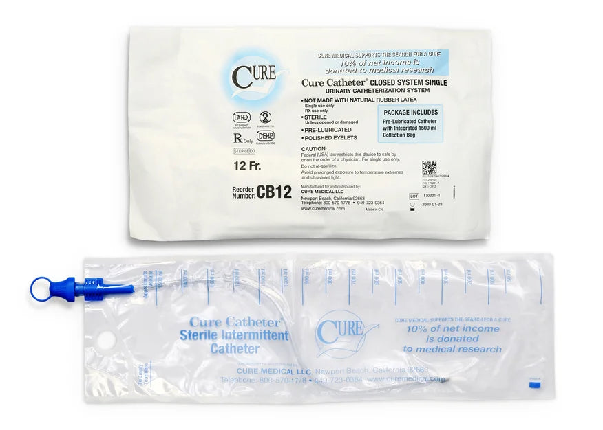 Catheter, Closed System, Single-Use, 12FR, Straight Tip, Unisex, Sterile, 100/cs (Short-dated; Non-Returnable) (Continental US Only)