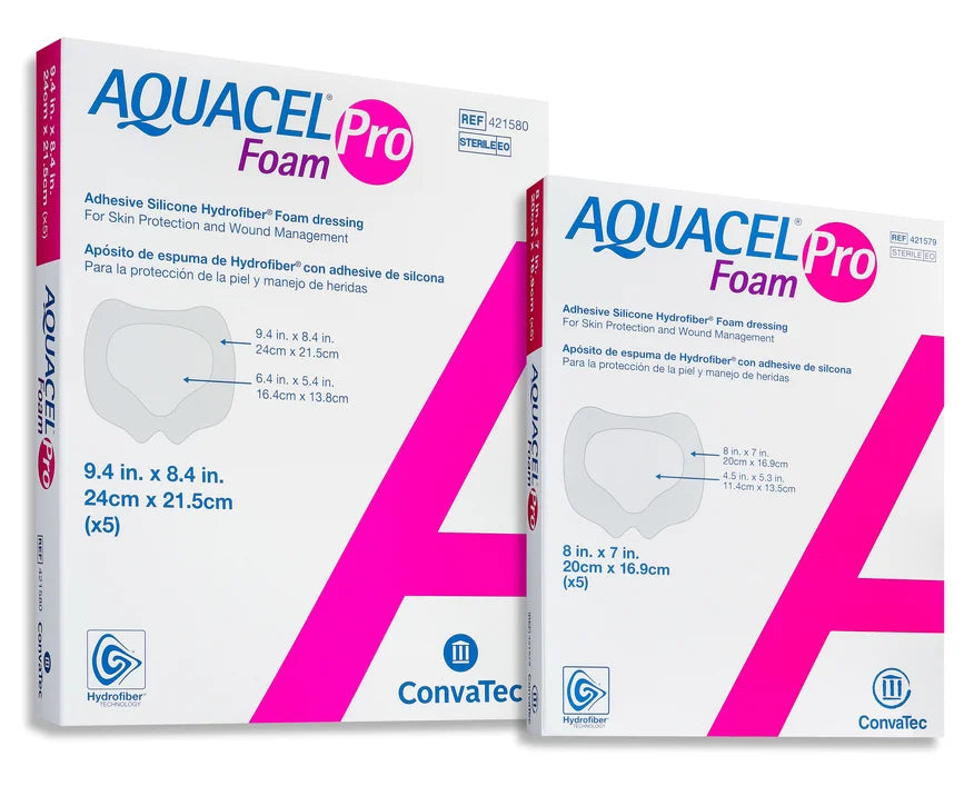 Foam Pro Dressing, Adhesive, Sacral, 9 1/2" x 8 1/2", 5/bx (Continental US Only)