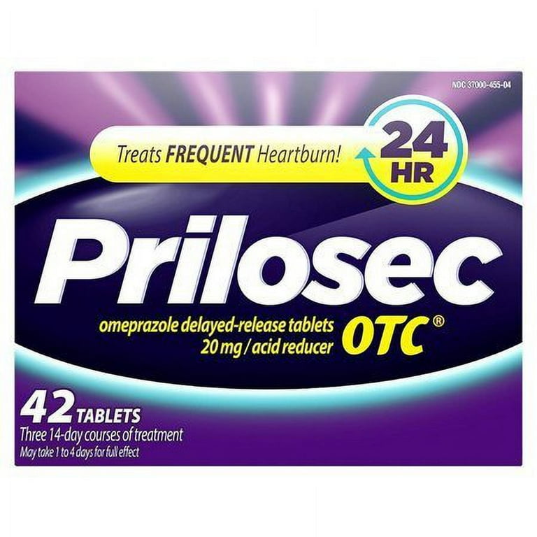 Prilosec OTC Pills, 42/pk, 24 pk/cs