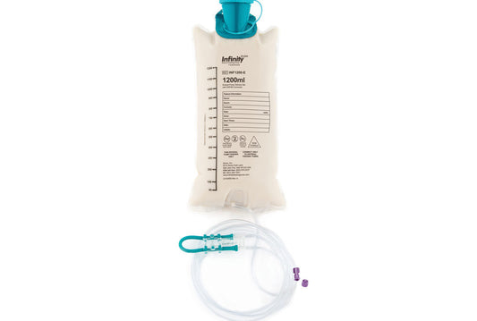 EnteraLite Infinity Enteral Pump Delivery Set with ENFit Connector, 1200mL, 30/cs (64 cs/plt) (US ONLY)