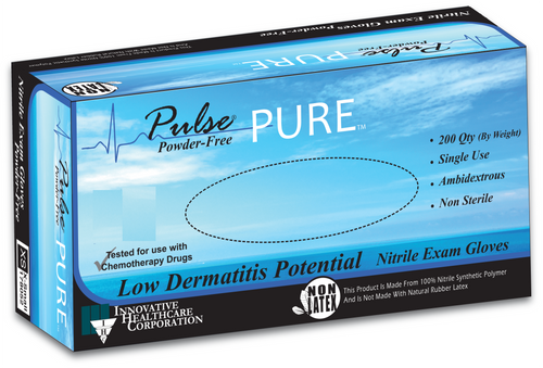 Nitrile Exam Glove, Powder-Free (PF), Textured, Thinfilm, Non-Sterile (NS), Blue, X-Small, 200/bx, 10 bx/cs