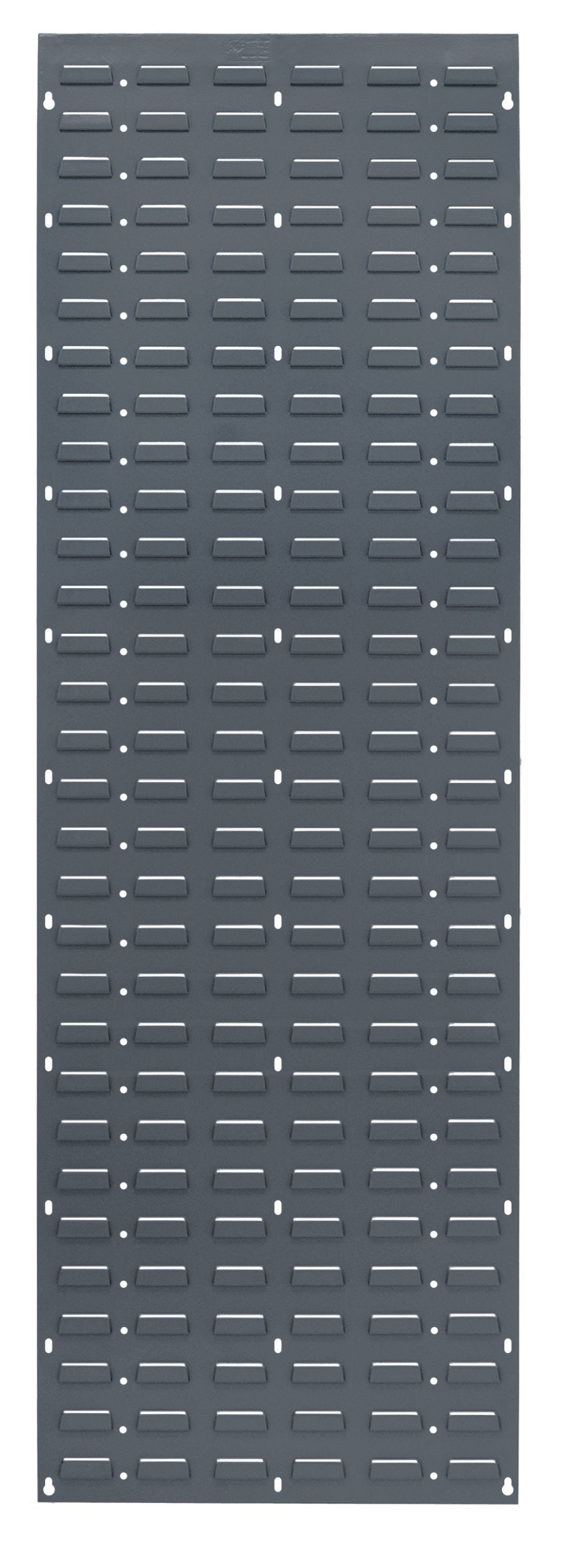 Flat Louvered Panel Only, 18"W x 61"H, Gray (DROP SHIP ONLY)