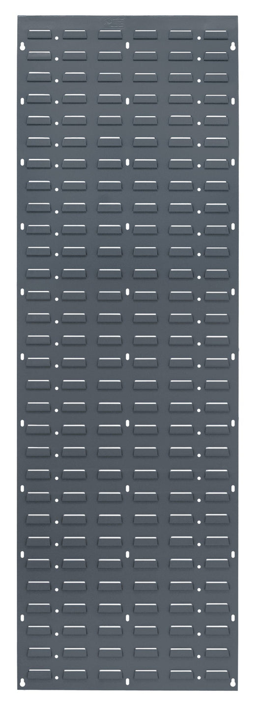 Flat Louvered Panel Only, 18"W x 61"H, Gray (DROP SHIP ONLY)