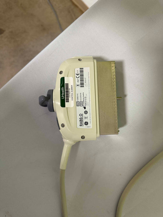 RAB6-D Ultralight Real Time 4D Convex Array Probe (DROP SHIP ONLY) (Continental US Only) (Not Available to Vet or Government Markets) (Pricing Listed is an Estimate and may Change without Prior Notification; Please Contact your GE Sales Rep for an Accurate Price Quote) 