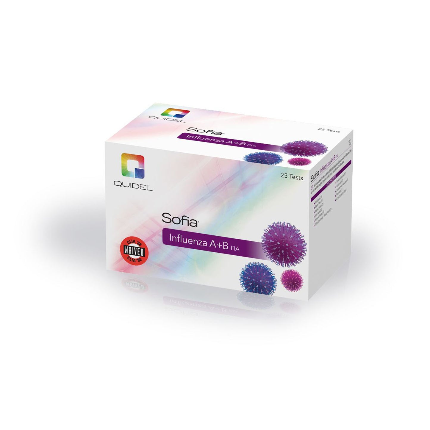 Influenza A+B Kit, 25 tst/kt (Continental US Only - including Alaska & Hawaii) (Item is Non-Returnable)