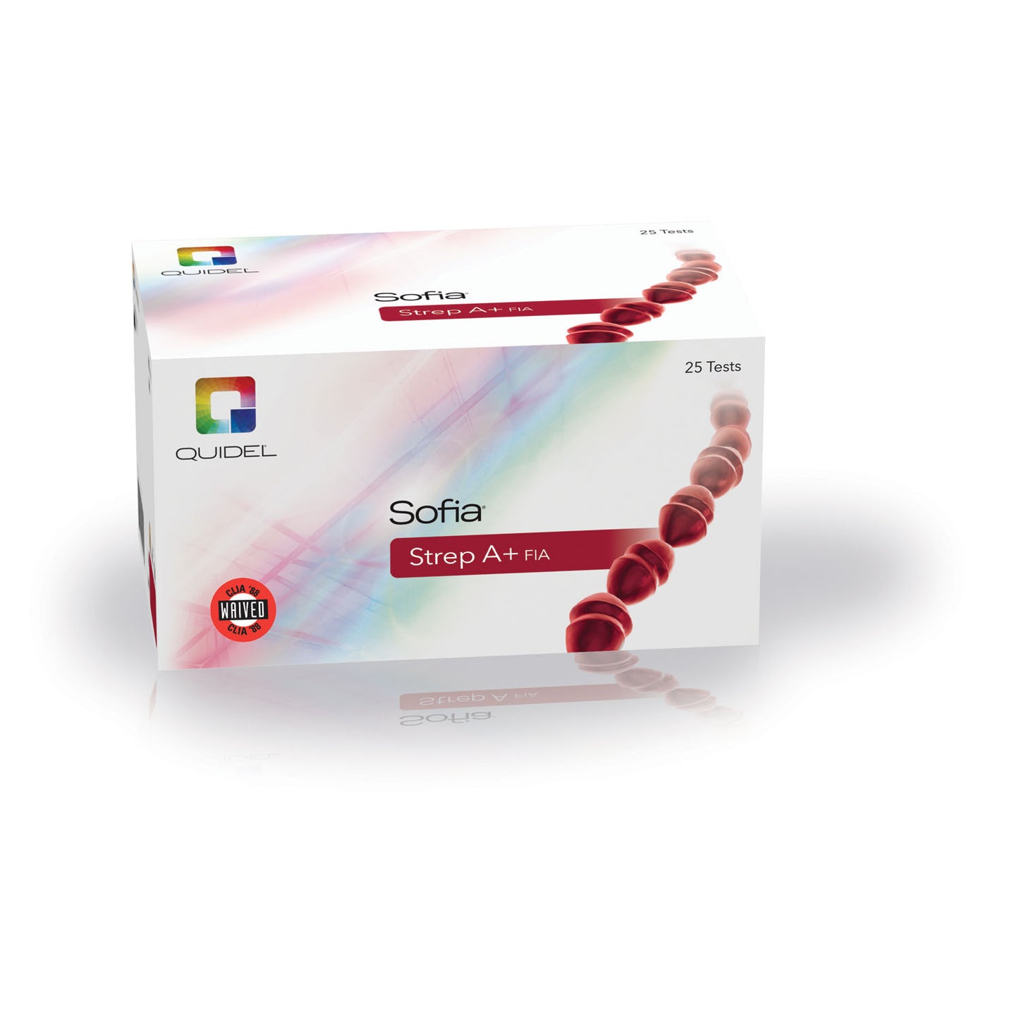 Sofia Strep A+, 25 test/kt (Continental US Only - including Alaska & Hawaii) (Item is Non-Returnable)