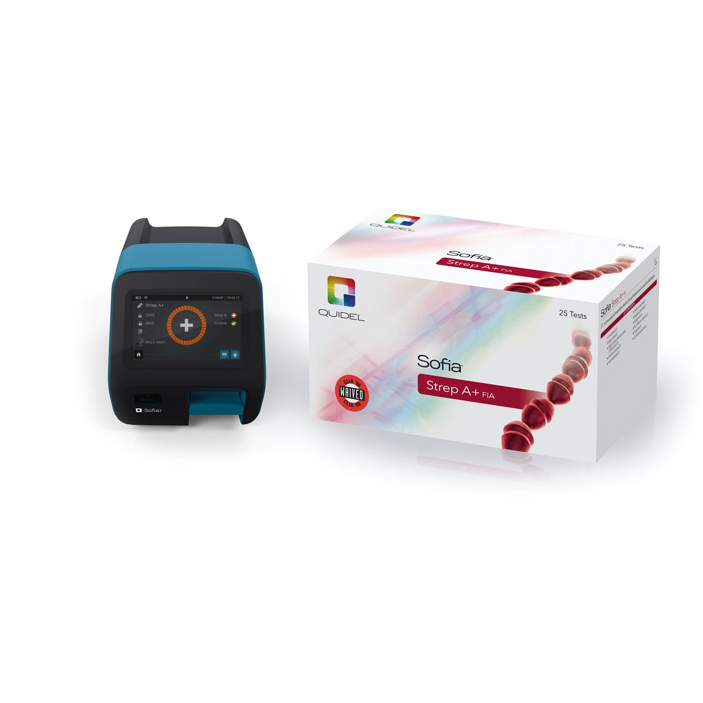 Sofia 2 Strep A FIA Starter Kit, Includes: (1) Leased Analyzer, (1) Install Pack, (3) Strep A Kits, 25 tests/kt (Continental US Only - including Alaska & Hawaii) (DROP SHIP ONLY)