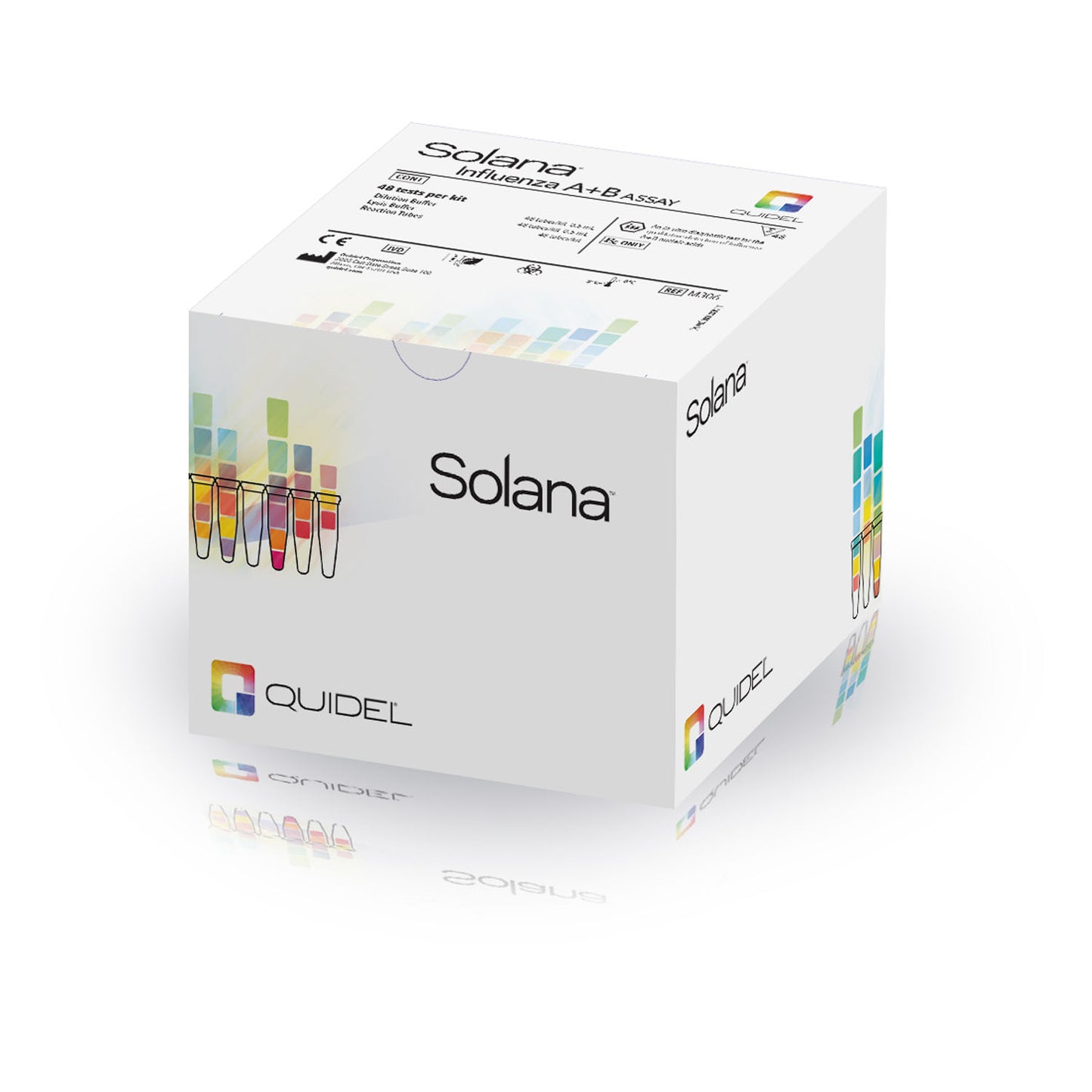 Solana Influenza A+B Assay Kit, 48 test/kt (Continental US Only - including Alaska & Hawaii) (DROP SHIP ONLY)