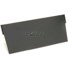 Shelf Bin Divider, 8 3/8"W x 8"H, Black, 50/ctn (DROP SHIP ONLY)