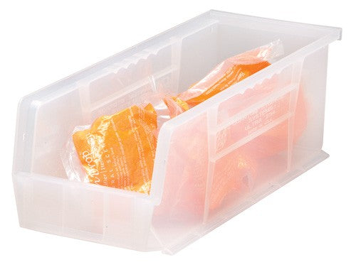 Bin, 14.75"L x 5.5"W x 5"H, Clear, 12/ctn (DROP SHIP ONLY)