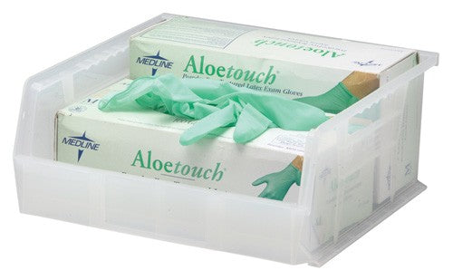 Bin, 10 7/8"L x 11"W x 5"H, Clear, 6/ctn (DROP SHIP ONLY)
