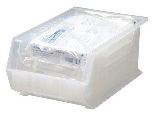 Bin, 13 5/8"L x 8.25"W x 6"H, Clear, 12/ctn (DROP SHIP ONLY)