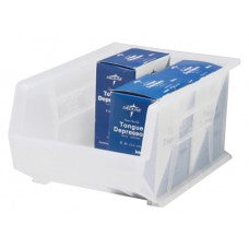 Bin, 16"L x 11"W x 8"H, Clear, 4/ctn (DROP SHIP ONLY)