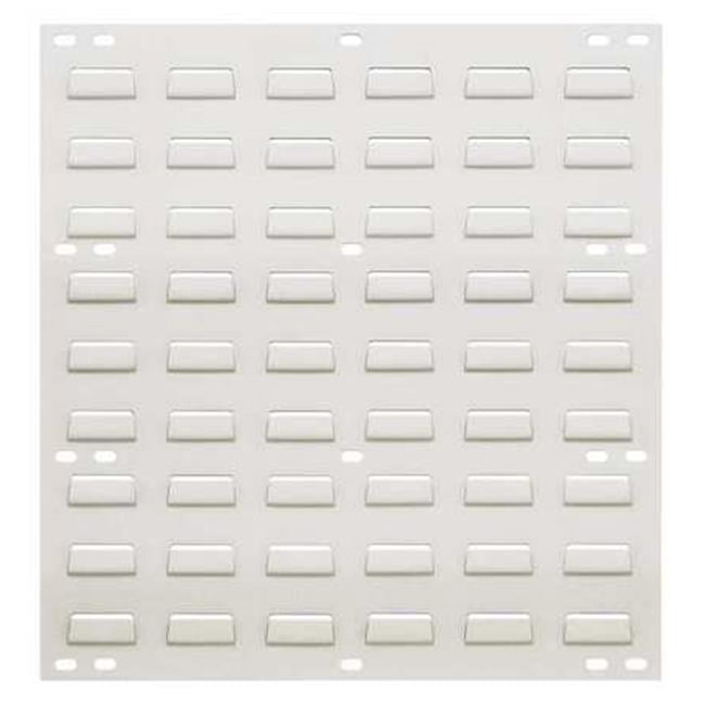 Flat Louvered Panel Only, 18"W x 19"H, Oyster White (DROP SHIP ONLY)