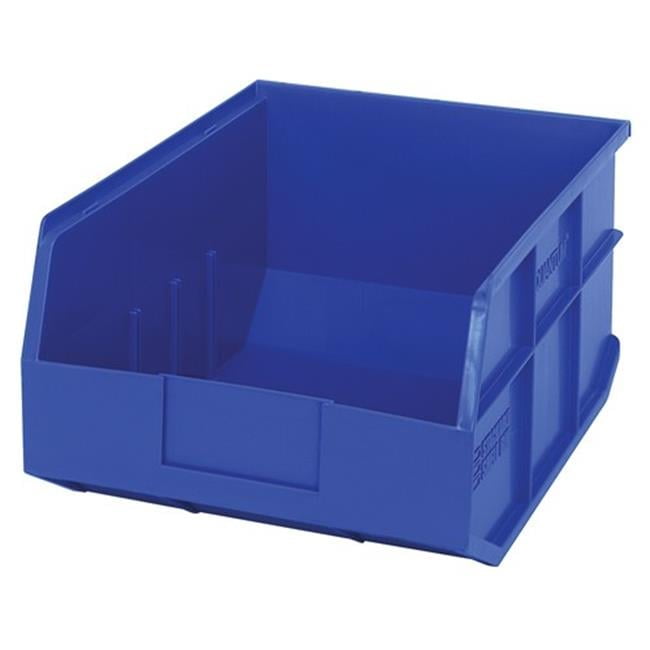 Stackable Shelf Bin, 14" x 11" x 7", Blue, 6/ctn (DROP SHIP ONLY)