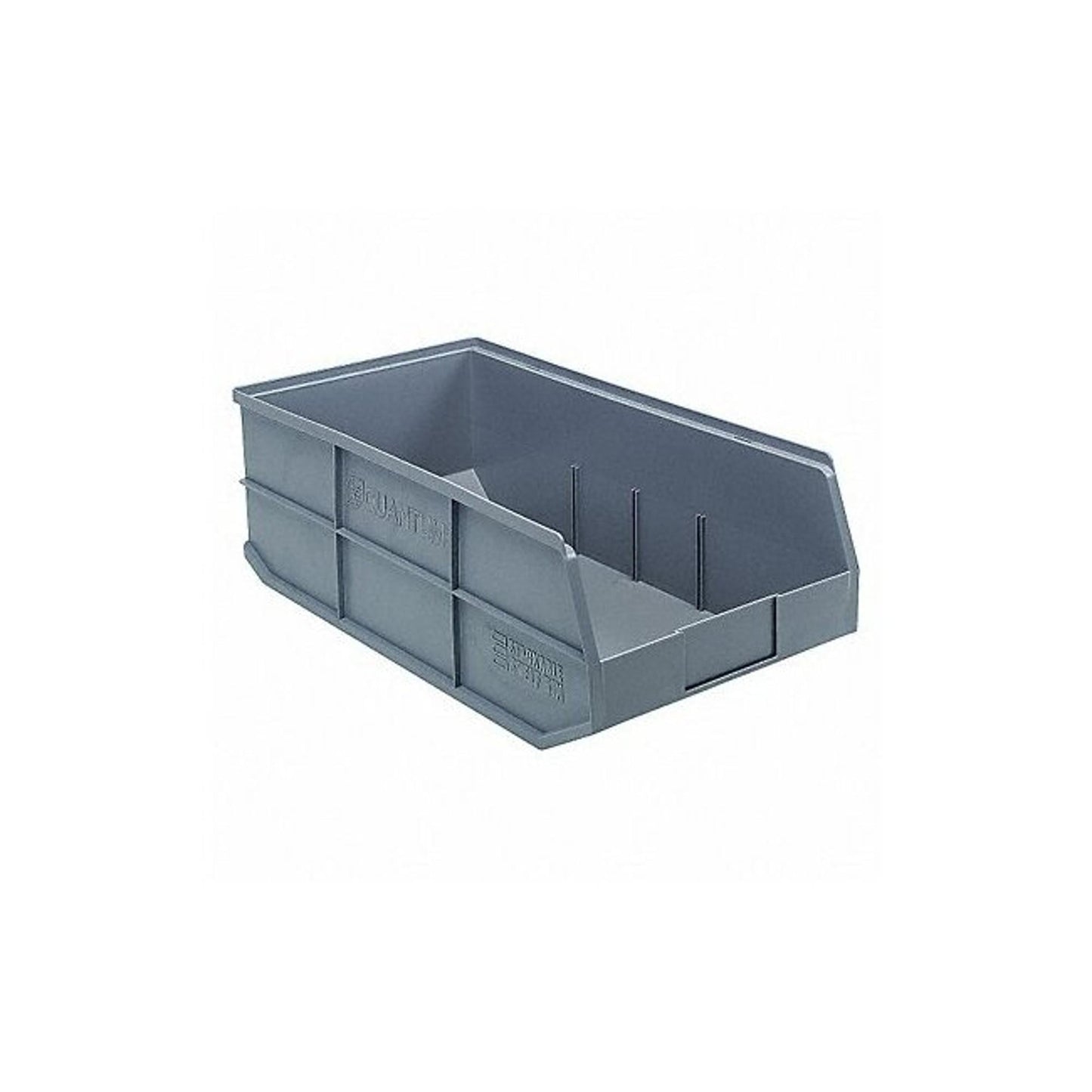 Stackable Shelf Bin, 20.5" x 11" x 7", Gray, 6/ctn (DROP SHIP ONLY)