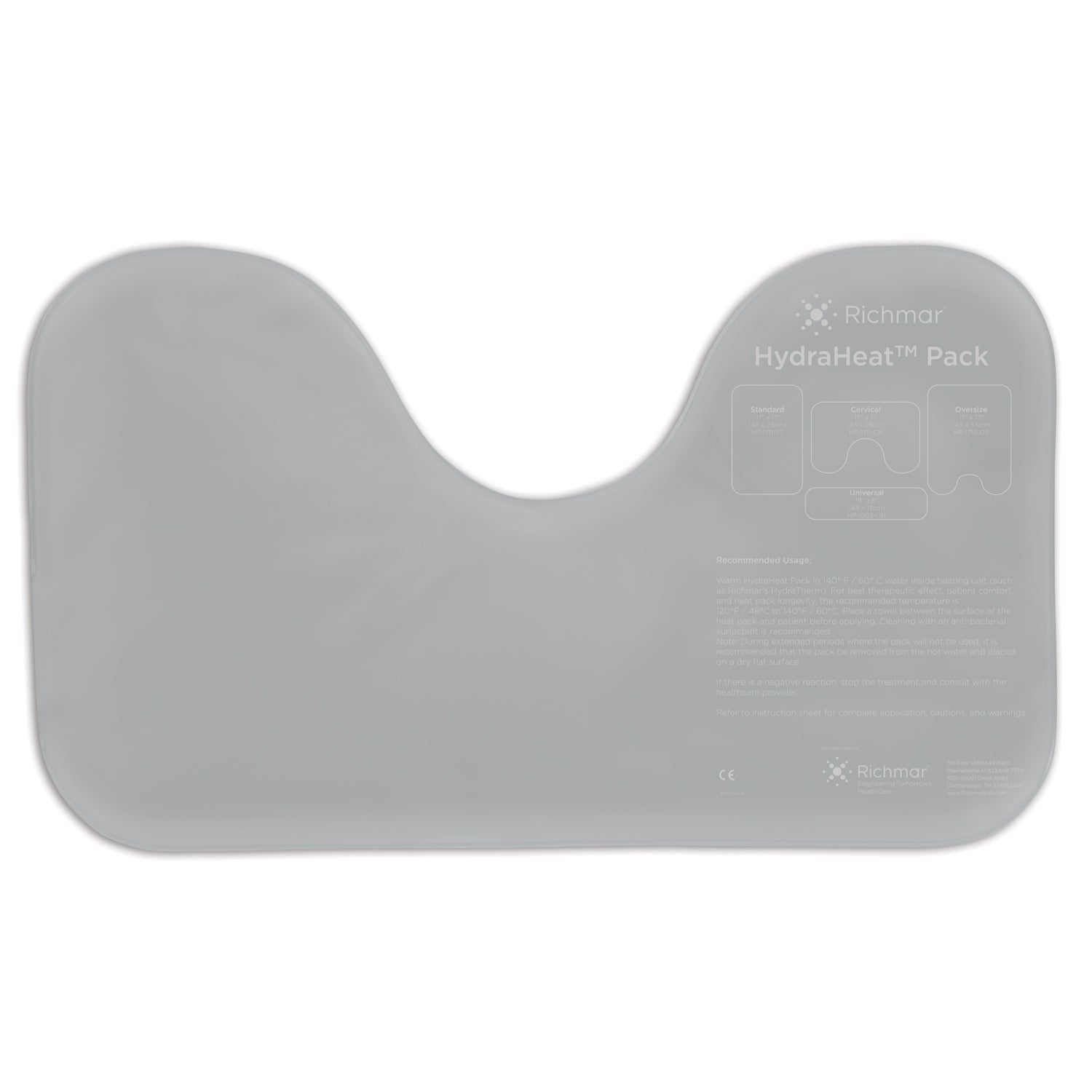 HydraHeat Neck Contour/Cervical Hotpack, 17" x 11" (43 x 28cm) (US Only)