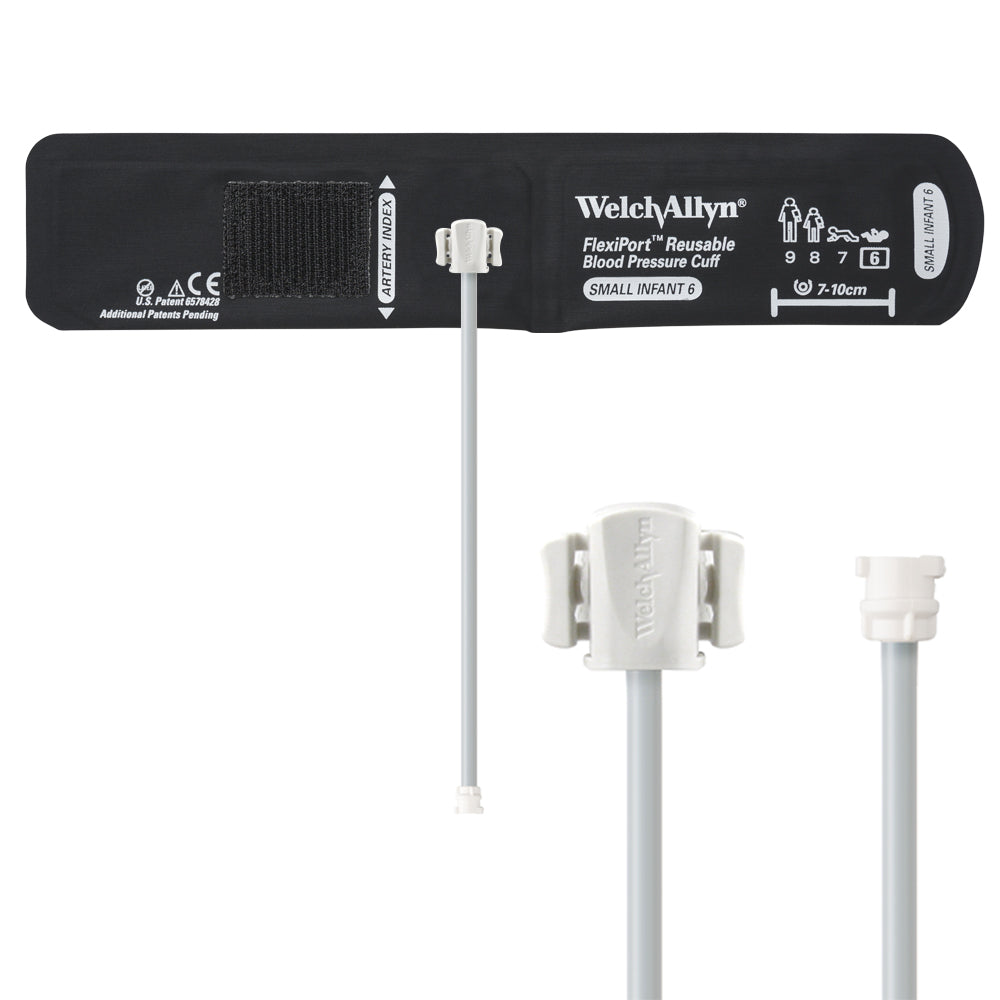 FlexiPort BP Cuff Set, Includes: (1) Size 10, (1) Size 11, (1) Size 11L and (1) Size 12, Nylon, Reuseable (US Only)