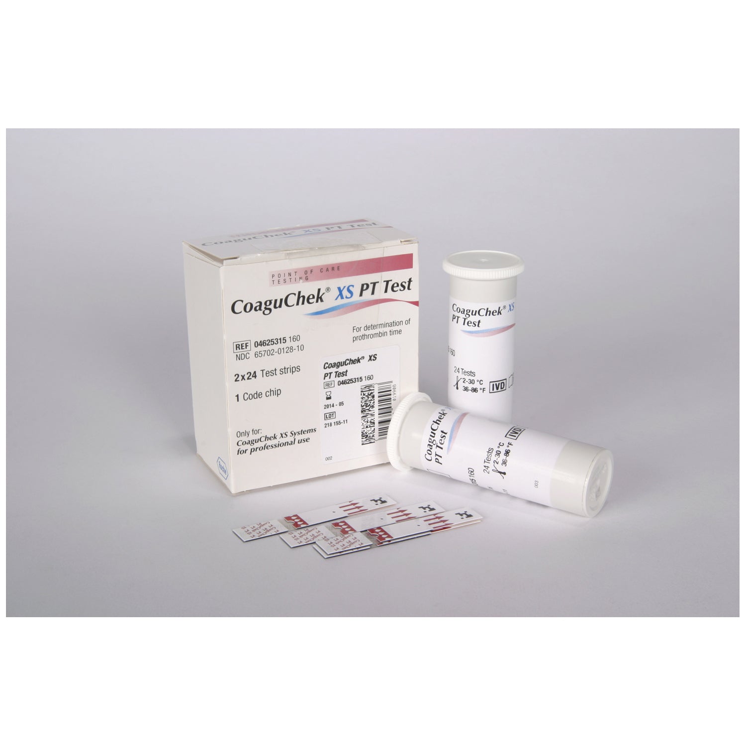 CoaguChek XS PT Test Strips, CLIA Waived, 48/bx (Professional Use Only) (Continental US Only)