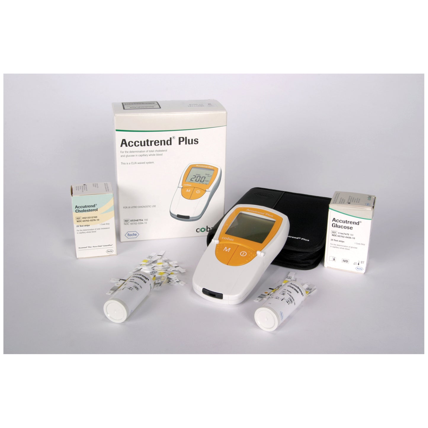 Accutrend Cholesterol Test Strips, CLIA Waived, 25/vial (Minimum Expiry Lead is 90 days) (Item is Non-Returnable) (Continental US Only)