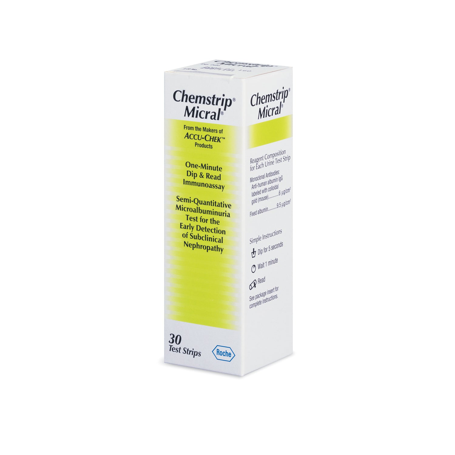 Chemstrip Micral, CLIA Waived, 30/vial (Short-Dated; Non-Returnable) (Ships on ice) (Continental US Only)