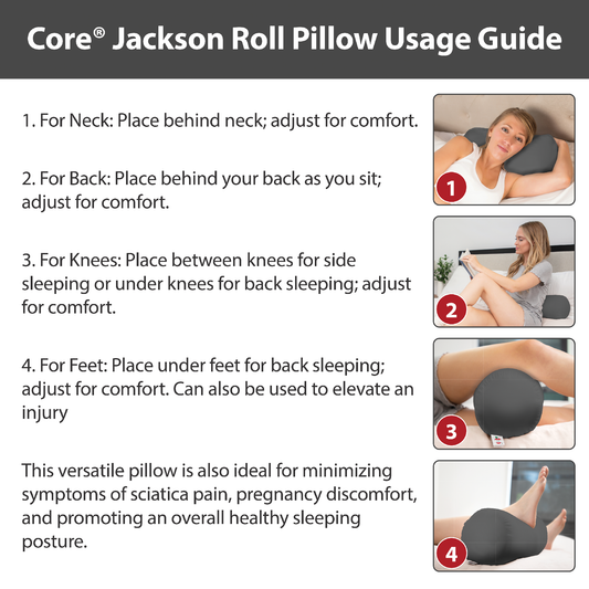 Jackson Roll Pillow, 17 x 7 (43cm x 18cm) (080174) 