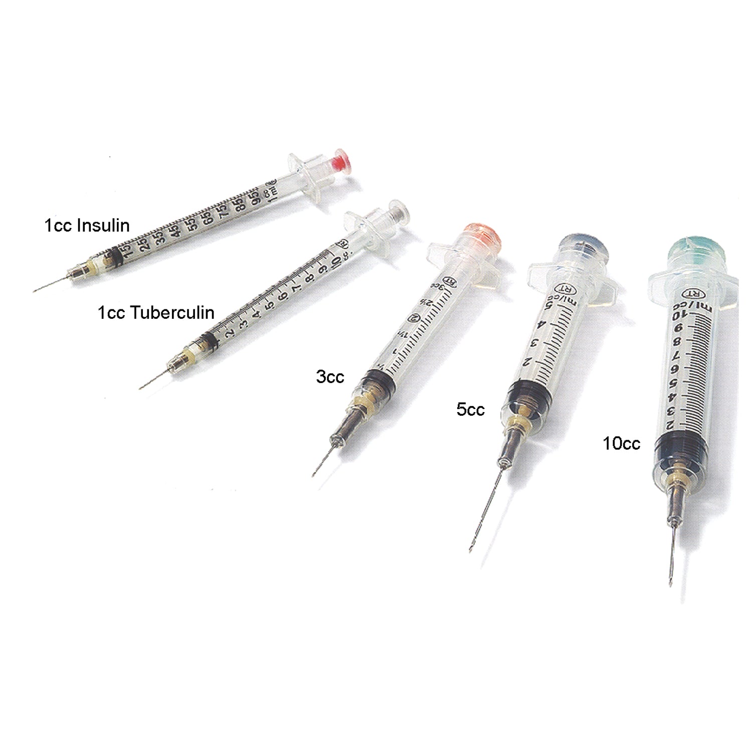 Safety Syringe with Hypodermic Needle, 3ml, 25G x 1", 100/bx, 6 bx/cs