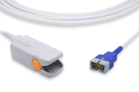SpO2 Sensor, Nellcor Oxi-Max, 9ft Cable, Adult Clip (DROP SHIP ONLY) (Freight Terms are Prepaid & Added to Invoice - Contact Vendor for Specifics)