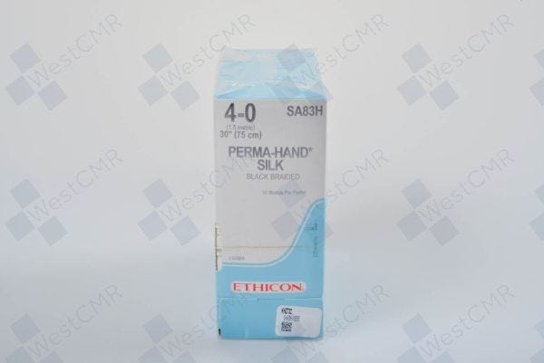 Suture, Sutupak Pre-Cut, Size 4-0, 10-30", Black Braided, 3 dz/bx (Continental US Only)