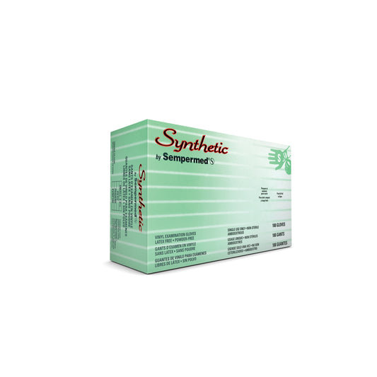 Exam Glove, Vinyl, Smooth, Small, Powder Free (PF), Beaded Cuff, Ambidextrous, 100/bx, 10 bx/cs (70 cs/plt)