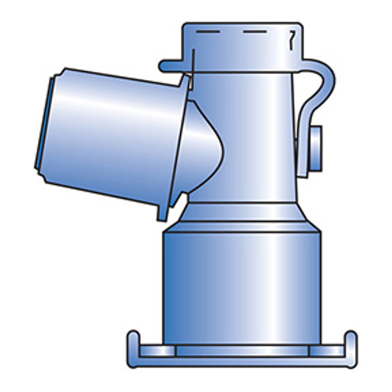 Swivel Adapter, Dual-Axis, Sterile, 15mm, 25/cs